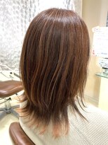 アズール 草加(azule)&nbsp;エンドカラー　オレンジ　ブリーチ