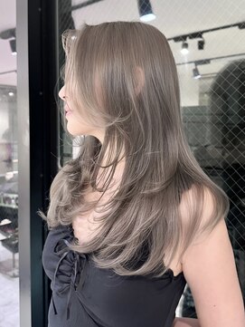 シンシェアサロン 原宿店(Qin shaire salon) グレージュ×ハイレイヤー