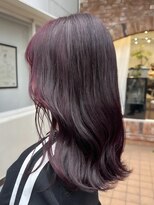 ラレイ ハラジュク(Lalei harajuku)&nbsp;【白石】ブリーチなし赤髪ボルドーカラー暖色艶カラーミディアム