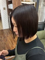 ユイマァル 倉敷店(YUIMARL)&nbsp;ツヤ髪ボブ20代30代40代髪質改善ストレート縮毛矯正くせ毛うねり