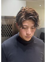 リフル 八王子(RIFULL) メンズパーマ ツイスパ 波巻き メンズバレイヤージュ