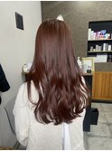 ＊ゆるふわロングスタイル×orange brown＊