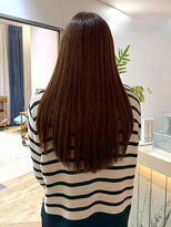 ファルファラ(farfara) 【farfara】艶髪ロング/テラコッタブラウン/ストレート