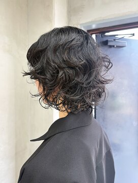 トオ(TOH) ボブパーマ顔まわりレイヤーパーマ癖毛パーマナチュラルパーマ