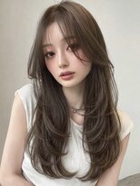リティアンドビューティースタジオモッズシブヤ(LITTY&beauty studio M.O.D shibuya)&nbsp;レイヤーカット/グレージュ/髪質改善