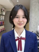 サンド 池袋 2nd(sand) 黒髪でも雰囲気出せるレイヤーボブ
