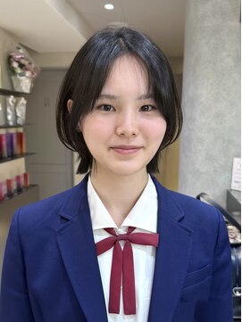 サンド 池袋 2nd(sand) 黒髪でも雰囲気出せるレイヤーボブ