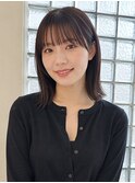 【33.オフもおしゃれを手抜きに見えない♪外ハネミディアム】
