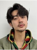 ツイストスパイラルパーマ波巻きスパイラル刈り上げマッシュ