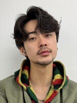 ツーダブル 大阪梅田(WW..) ツイストスパイラルパーマ波巻きスパイラル刈り上げマッシュ