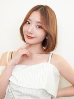La fith hair Harbor 横浜店【ラフィス ヘアー ハーバー】【7月31日OPEN（予定）】&nbsp;【La fith】切りっぱなしボブ×センターパート×ダブルカラー