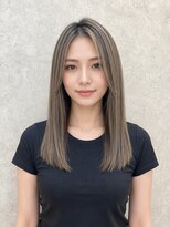 エニル 越谷店(enil)&nbsp;＊シャドールーツ×グレーシルバー[ダブルカラー/デザインカラー