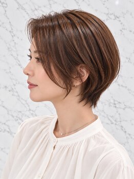 BIJOURA. 【10月1日NEW OPEN(予定)】の写真/大人女性必見のプライベートサロンがNEW OPEN★モチが良く、手グシでまとまるそんな理想のショートヘアへ♪