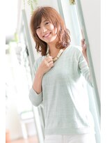 ヘアーアートシフォン 川口東口店(hair art chiffon) 似合わせカット&トリートメントでルーズな前下がりヘア川口