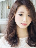 【ヘアジュレドゥ 花井】 フォギーベージュで可愛いセミディ☆