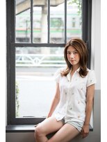 ペスカ 清田店(pesca)&nbsp;カラーカットで作る大人の色気　くびれミディアム×PESCA清田店