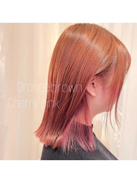 ティアナ(Tiana) オレンジブラウン・チェリーピンク