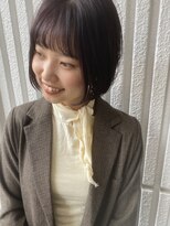 ネオリーブカップ 町田店(Neolive capu)&nbsp;あごラインボブ ＊ ダークラベンダー【neolivecapu町田店】