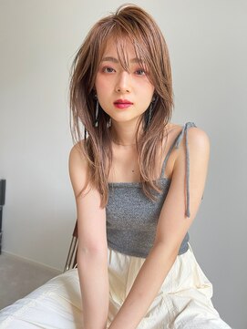 ロロ(ro-ro) 【恵比寿ro-ro】レイヤーカット×ペールベージュ