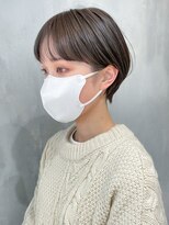 アルバム 渋谷パルコ(ALBUM) オリーブマッシュショート_グレージュカラーボブウルフ_ba379282