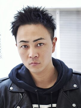 アルファ 新宿(alpha) サーフカール/ 刈り上げセンターパート/ブルーブラック[新宿駅]