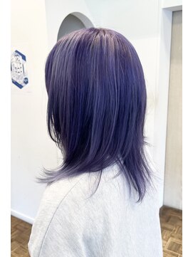 ヘアーアイスカルテット(HAIR ICI QUARTET) 透明感カラー★20代30代ダブルカラーブリーチラベンダーブルー
