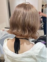 ランテルディ 渋谷(LANTERDIT)&nbsp;外ハネボブ ハイトーン シルキーベージュ