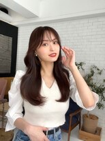 韓国スタイル　ことりベージュ　レイヤーカット