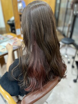 ヘアーメイク シャンプー(hair make shampoo) 秋色インナーカラー