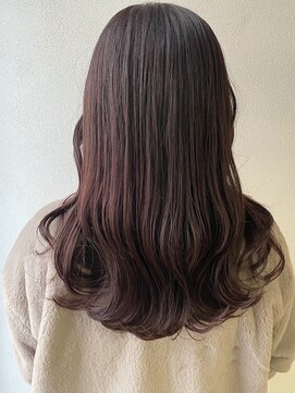 オウルヘアー(Owl hair) カシスピンク/セミロング/艶髪