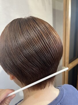 サンコ(sanco.) #ショート#マッシュ#透明感カラー