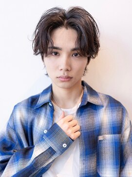 ハバナ 新宿(HAVANA) ウルフ/センターパート/モテる/トランクスヘア/スパイラルパーマ