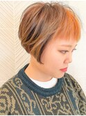 オレンジバングのカワイイデザイン【赤羽】