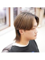 ヘアーズアウル(hair`s OWL)&nbsp;センターパートウルフスタイル