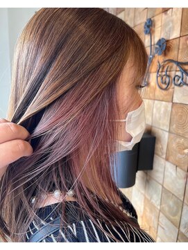 美容室 フラウ 横江店 イヤリングカラー