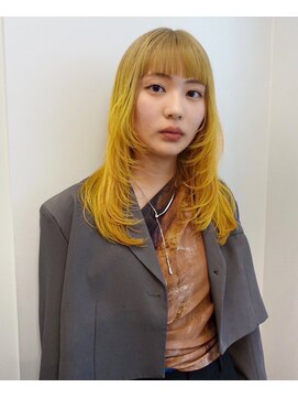 ウクク(UCUCU) くすみbeigeとyellowの ルーツカラー