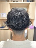 【メンズパーマ】大人の色気波巻きパーマ