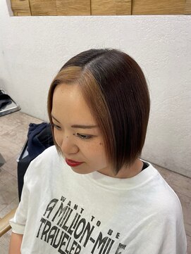 アジールヘア 所沢プロペ通り店(agir hair) フェイスフレーミングデザインカラーレイヤーカットブリーチ所沢