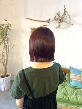 シーバイサイン(sea by Sign) ぱつっとボブ/チェリーピンク