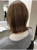 大人ショート/くびれショート/艶髪トリートメント/グレージュ
