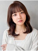 エアリーカール美髪こなれヘア結べるボブウェーブミディアム