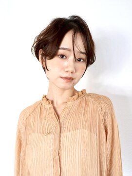 メモリーズ 表参道(Memories) 大人かわいい小顔ショートショートヘア30代40代50代白髪ぼかし