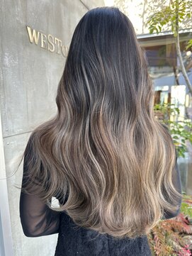 ウエストリー(WESTORY) ハイライト/ロングヘア/ハイトーンロング/寒色