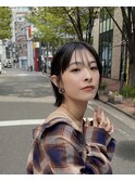 切りっぱなしボブ 20代30代40代ヘア 小顔 神戸ボブ 三ノ宮