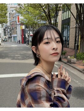 ハルキミナトジャパン 神戸(HARUKI MINATO japan) 切りっぱなしボブ 20代30代40代ヘア 小顔 神戸ボブ 三ノ宮