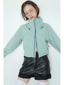 カシェル(cashel) ブラウンカラー　ボブ　ベージュ　ブリーチなし