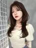 【中島指名限定】小顔カット+髪質改善生カラー+髪質改善TR（レイヤー/韓国）
