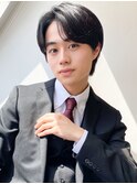 大人カッコイイ夏メンズソフトツーブロックビジネス清潔感
