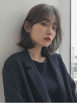 ノイ(noi) 外ハネボブ×アッシュグレージュ