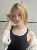 エアリー小顔ショートウルフ